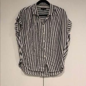 Madewell striped courier shirt